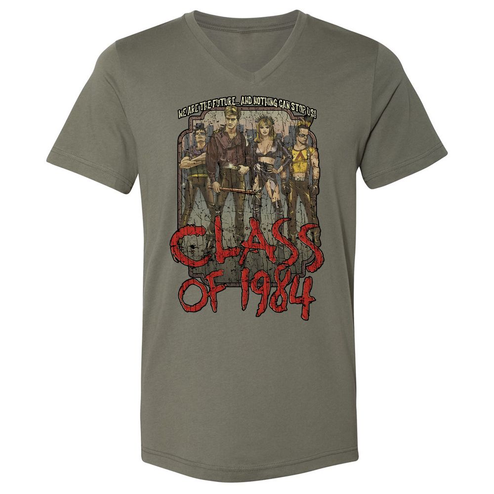 Unisex V-Neck T-Shirt - B639CDA3 - Military Green - 10