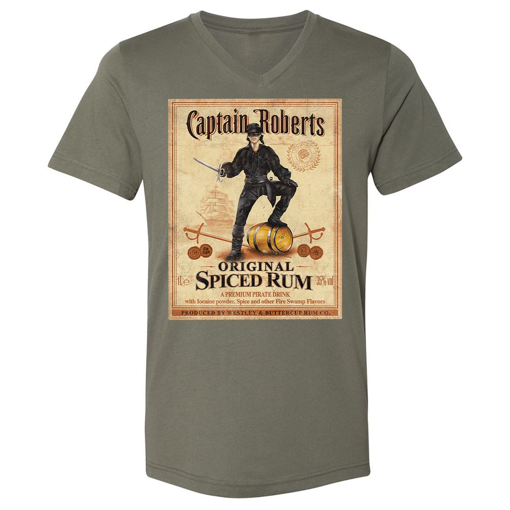 Unisex V-Neck T-Shirt - HJNPLV6C - Military Green - 10