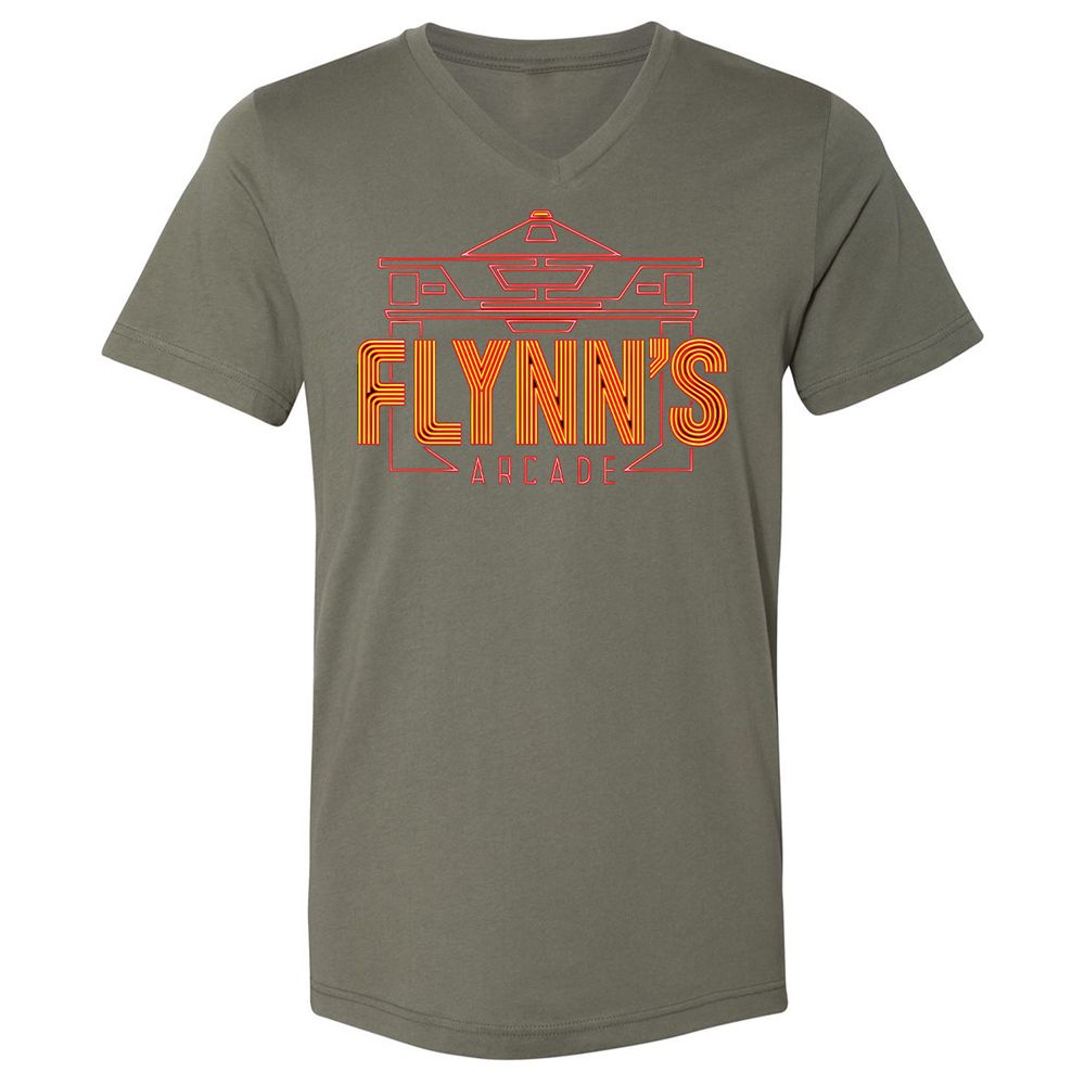 Unisex V-Neck T-Shirt - HP5KPPRW - Military Green - 10