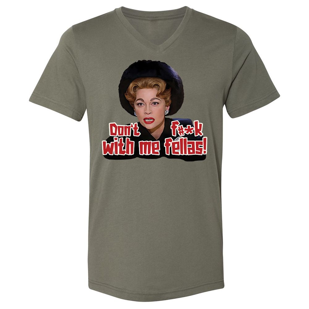 Unisex V-Neck T-Shirt - LSMPKTT8 - Military Green - 10