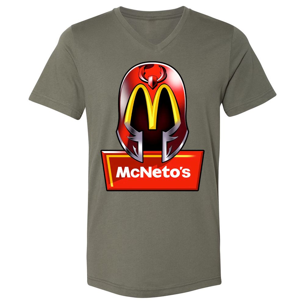 Unisex V-Neck T-Shirt - HYNFPWGR - Military Green - 10