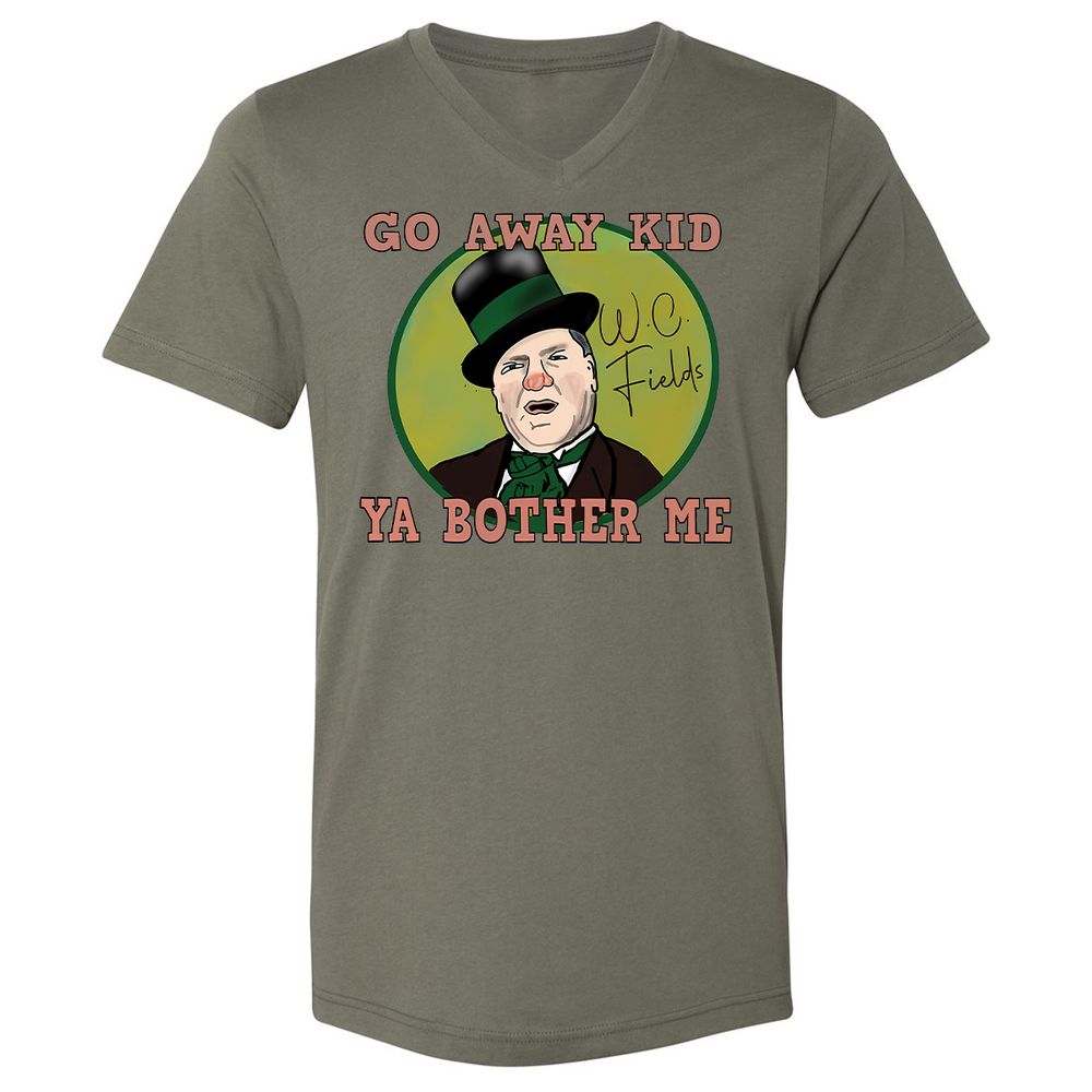 Unisex V-Neck T-Shirt - NL6ESHFM - Military Green - 10
