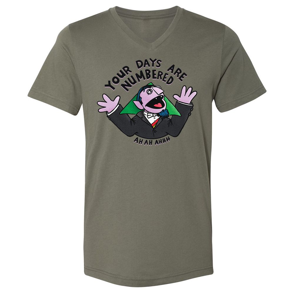 Unisex V-Neck T-Shirt - GC3J2AXV - Military Green - 10