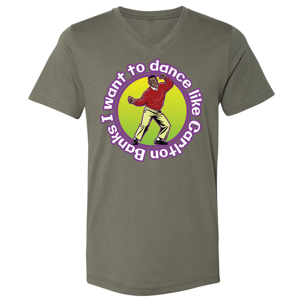 Unisex V-Neck T-Shirt - MVUTX6N8 - Military Green - 10