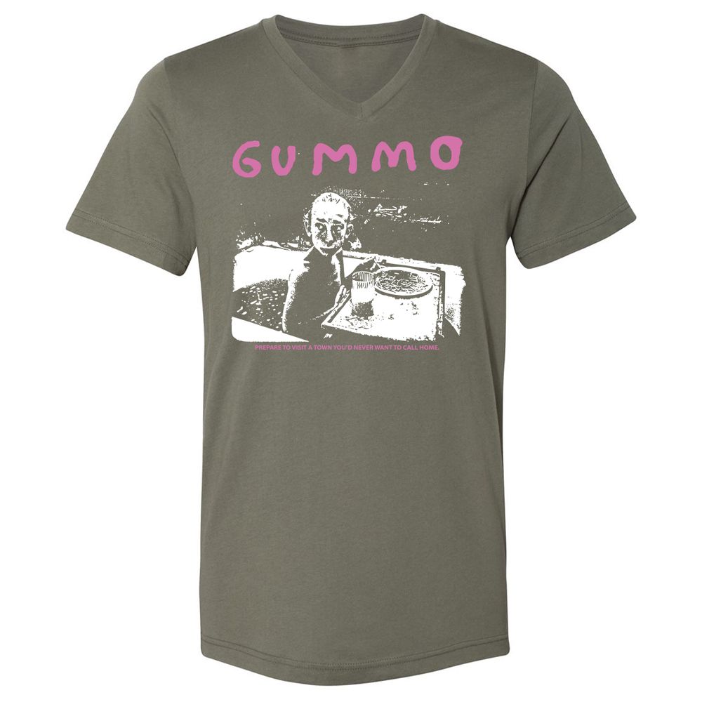 Unisex V-Neck T-Shirt - UHK3VGND - Military Green - 10