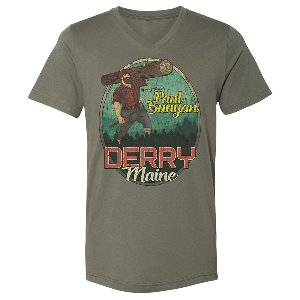Derry Birthplace of Paul Bunyan - Military Green - 10