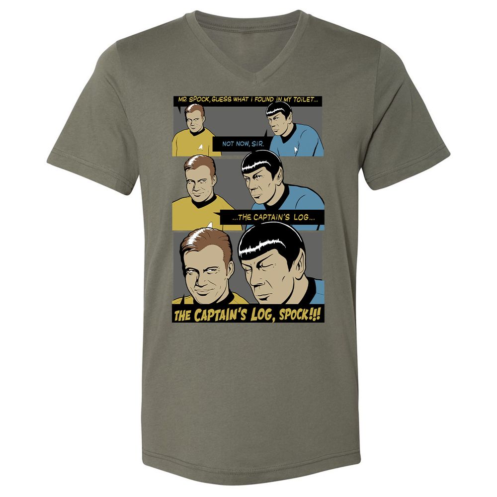 Unisex V-Neck T-Shirt - 3P5A9SYB - Military Green - 10