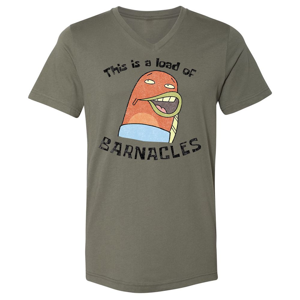 Unisex V-Neck T-Shirt - JJVUQG65 - Military Green - 10