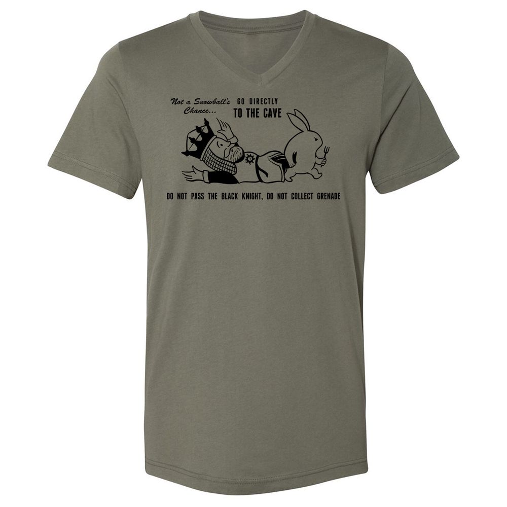 Unisex V-Neck T-Shirt - 26DXBVCA - Military Green - 10