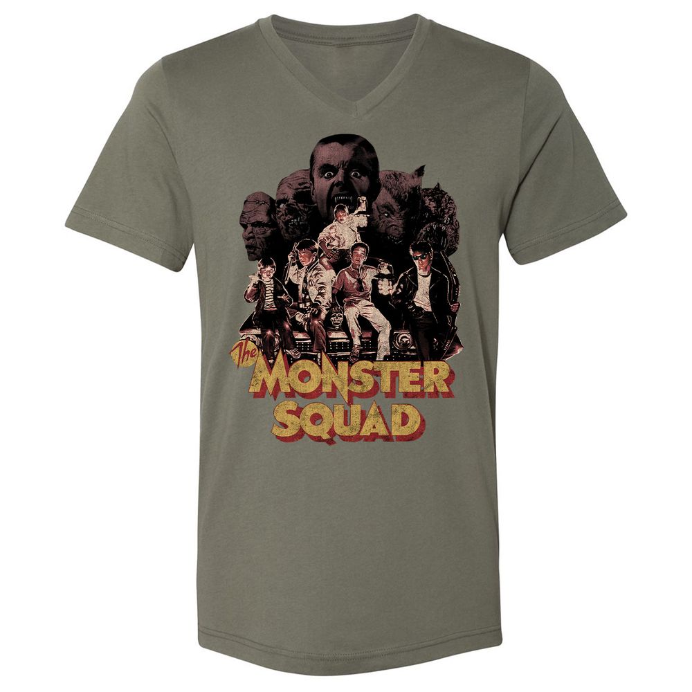 Unisex V-Neck T-Shirt - 6QHQQ4K8 - Military Green - 10