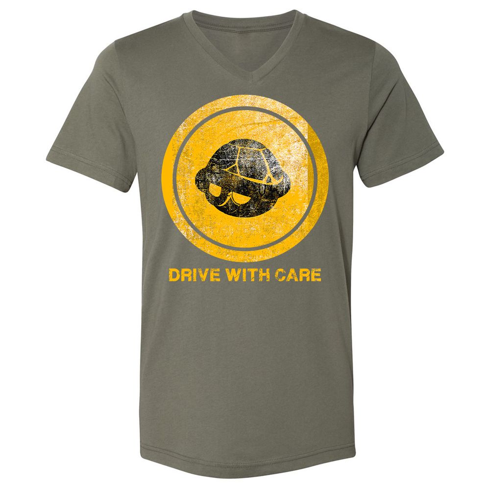 Unisex V-Neck T-Shirt - 2L85XG26 - Military Green - 10
