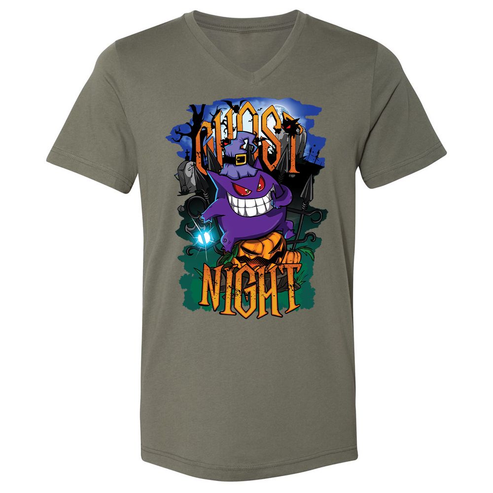 Unisex V-Neck T-Shirt - MWWV8WZN - Military Green - 10