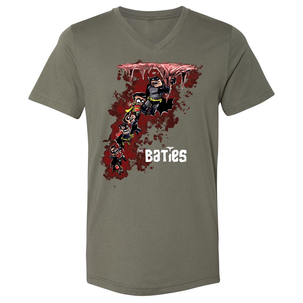 Unisex V-Neck T-Shirt - CW8472KG - Military Green - 10