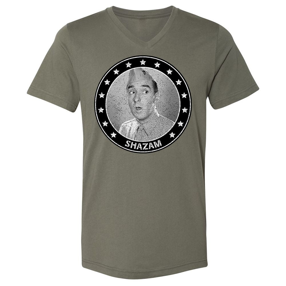Unisex V-Neck T-Shirt - 18U9PHL7 - Military Green - 10