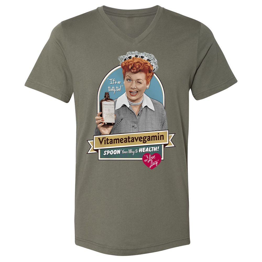 Unisex V-Neck T-Shirt - 2GAG99S8 - Military Green - 10