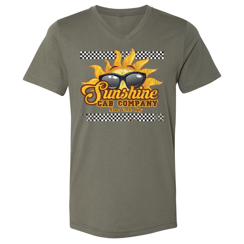 Unisex V-Neck T-Shirt - 1H7GGSHG - Military Green - 10