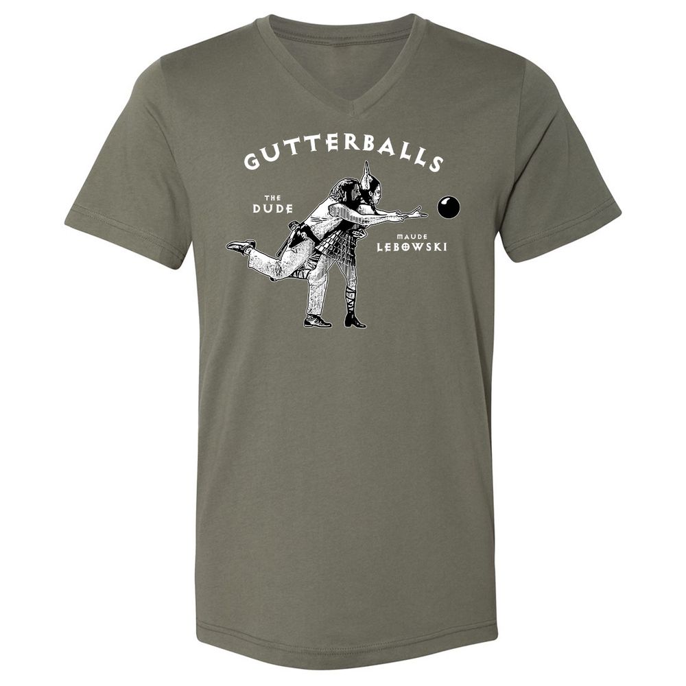 Unisex V-Neck T-Shirt - 9G7K5227 - Military Green - 10