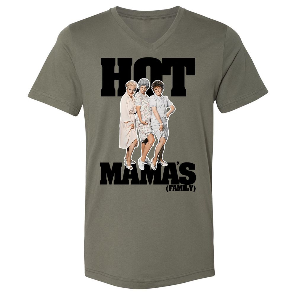 Unisex V-Neck T-Shirt - P75DFFQ7 - Military Green - 10