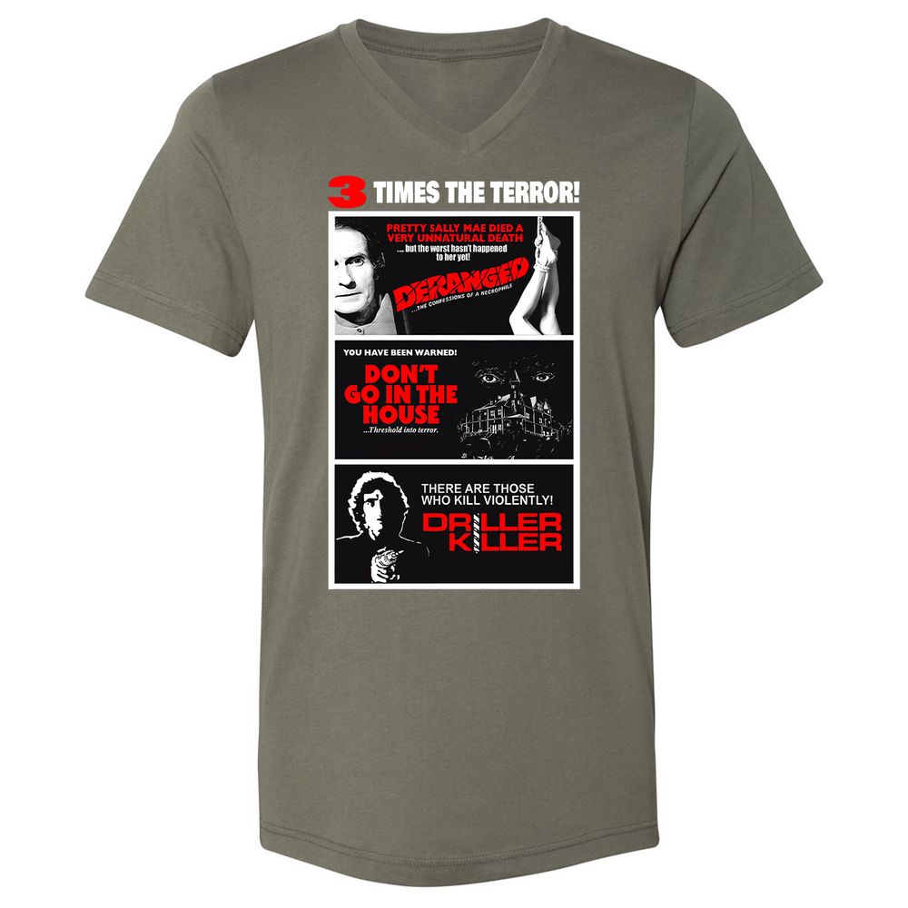 3 Times the Terror - Military Green - 10