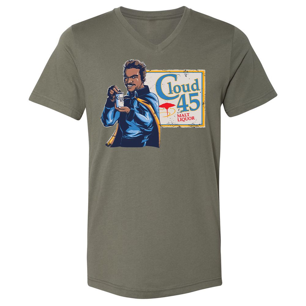 Unisex V-Neck T-Shirt - BLYJPUN9 - Military Green - 10