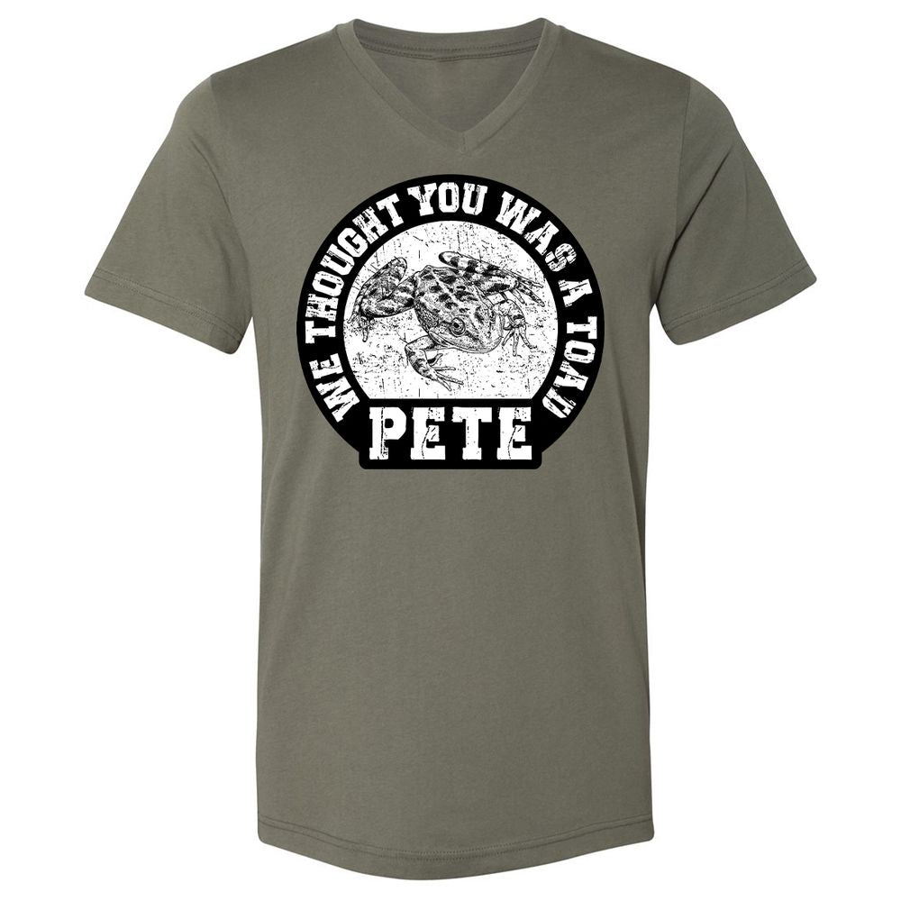 Unisex V-Neck T-Shirt - 8X51TJ2E - Military Green - 10