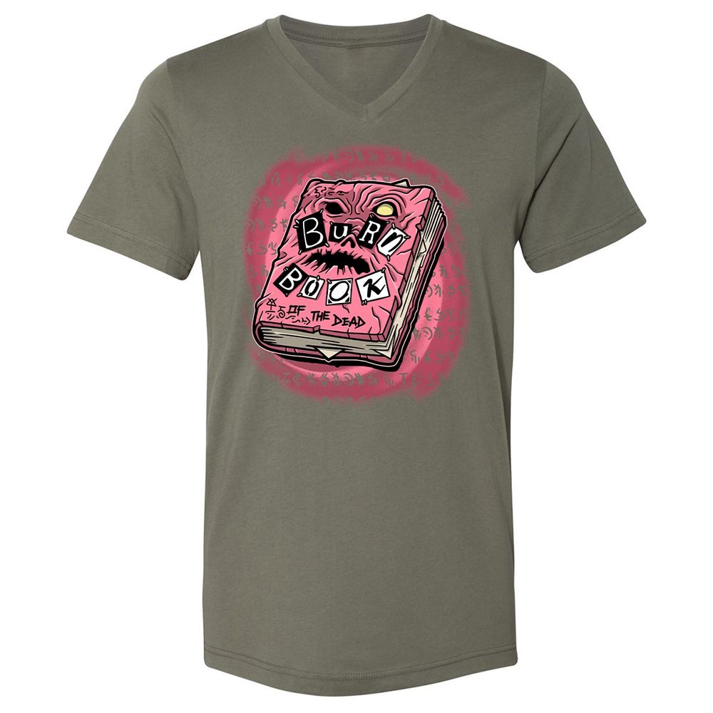Unisex V-Neck T-Shirt - UJ1MMAWD - Military Green - 10
