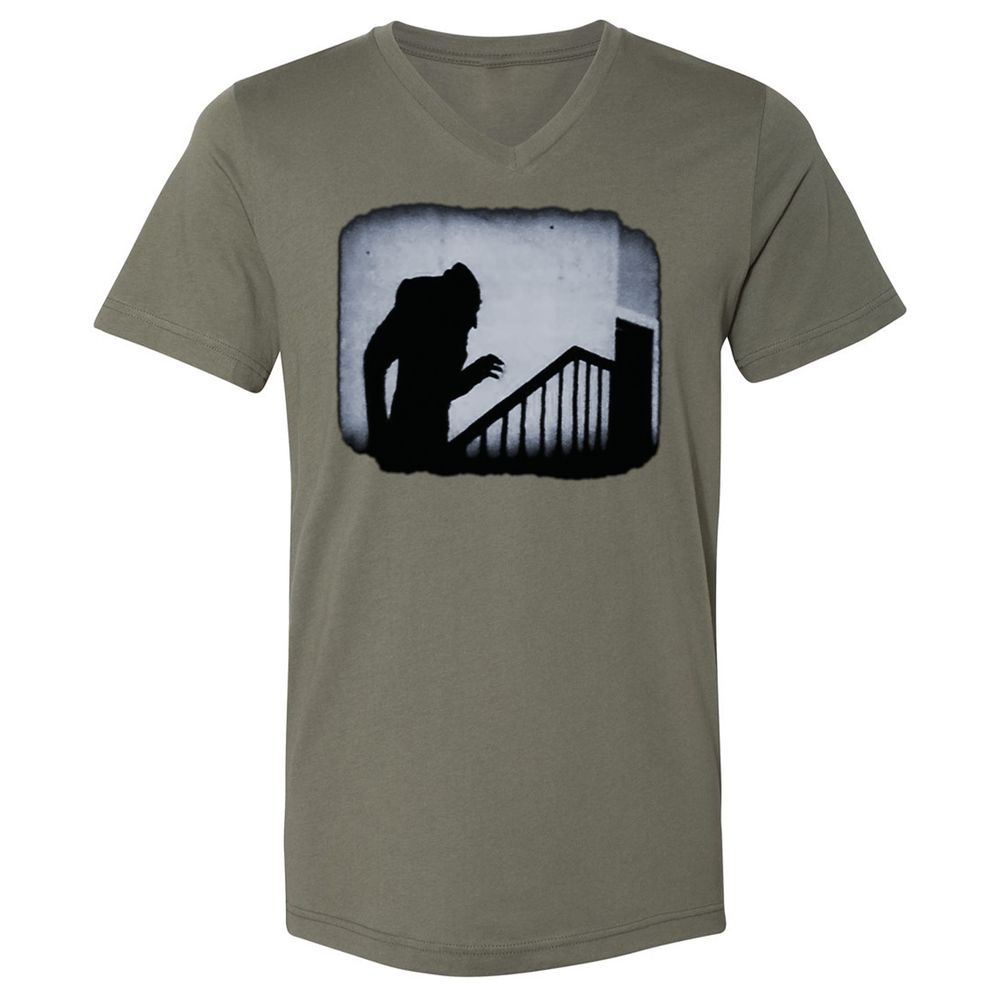 Unisex V-Neck T-Shirt - 2HDFAB66 - Military Green - 10