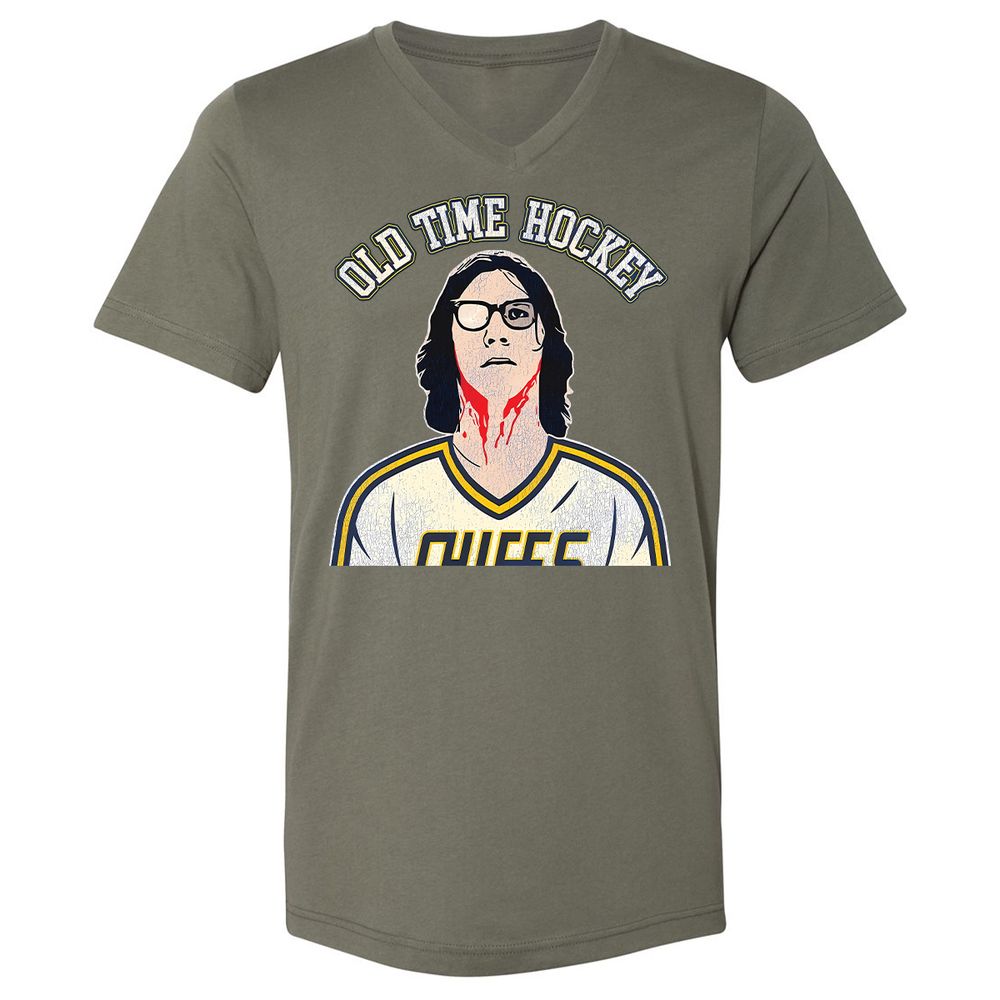 Unisex V-Neck T-Shirt - Y2W9GMUV - Military Green - 10