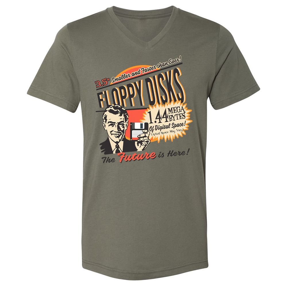 Floppy Disk Retro - Military Green - 10