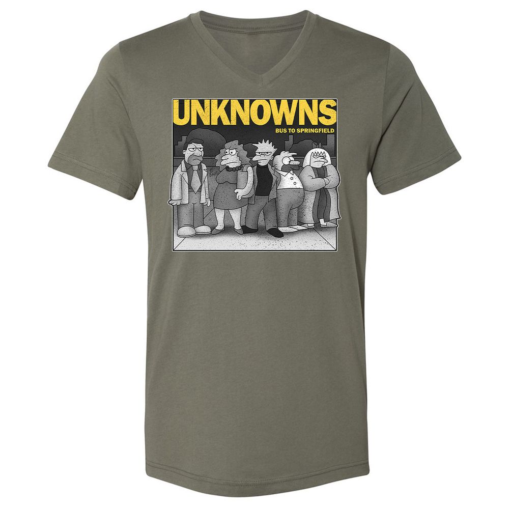 Unisex V-Neck T-Shirt - S8N6EULX - Military Green - 10