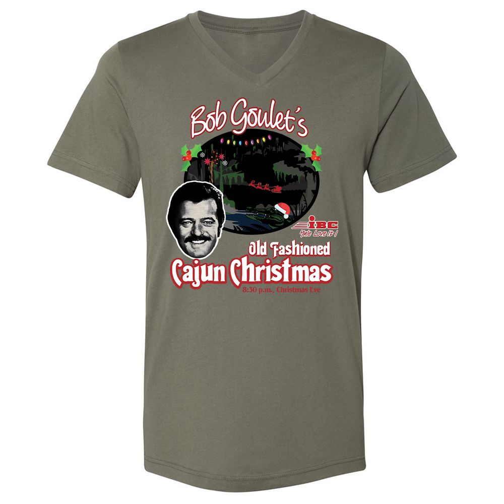 Unisex V-Neck T-Shirt - 9S88ZTGC - Military Green - 10