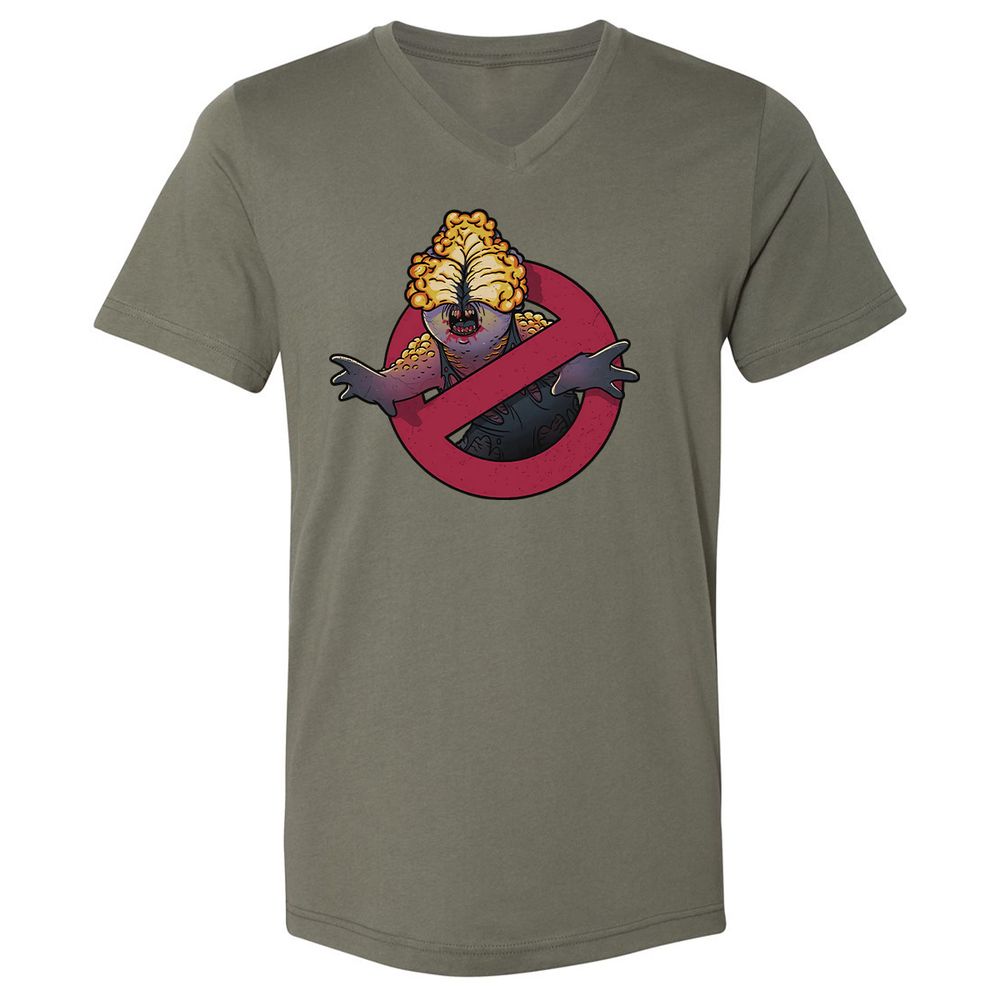 Unisex V-Neck T-Shirt - YRMTJ6NB - Military Green - 10