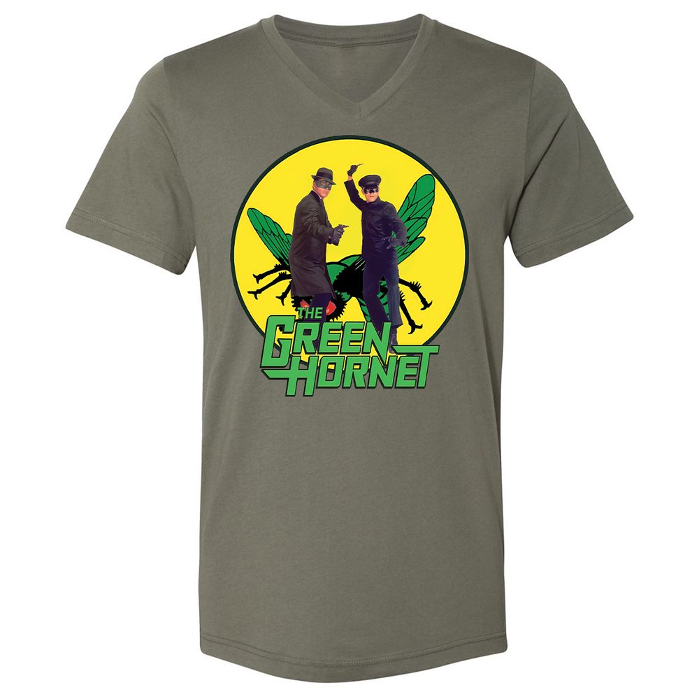 Unisex V-Neck T-Shirt - NBP9XWS9 - Military Green - 10