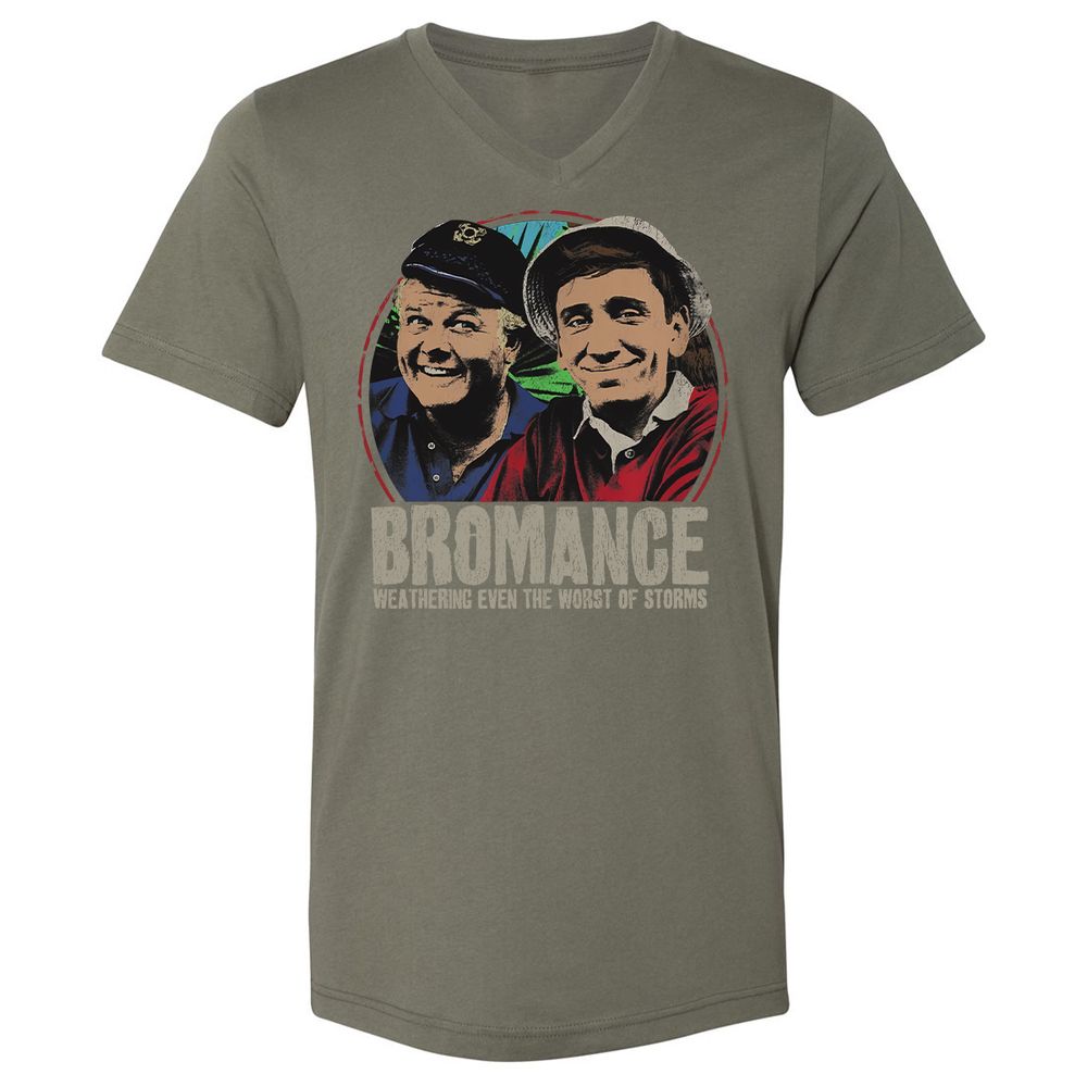 Unisex V-Neck T-Shirt - SJT34R4F - Military Green - 10