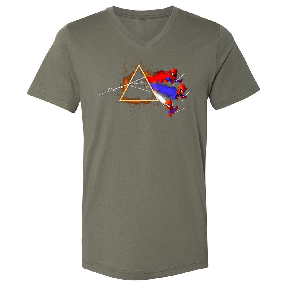 Unisex V-Neck T-Shirt - Y7VF84EQ - Military Green - 10