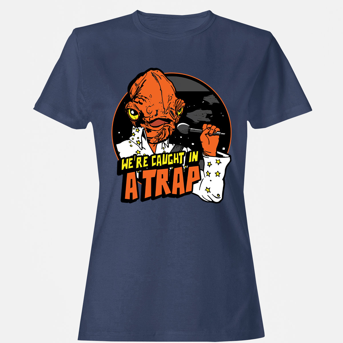 Women's T-Shirt - 7AVC4LGZ - Navy - 10