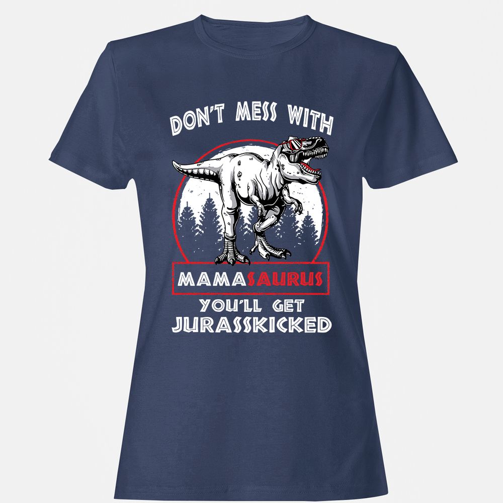 Women's T-Shirt - A8JQCE7Q - Navy - 10