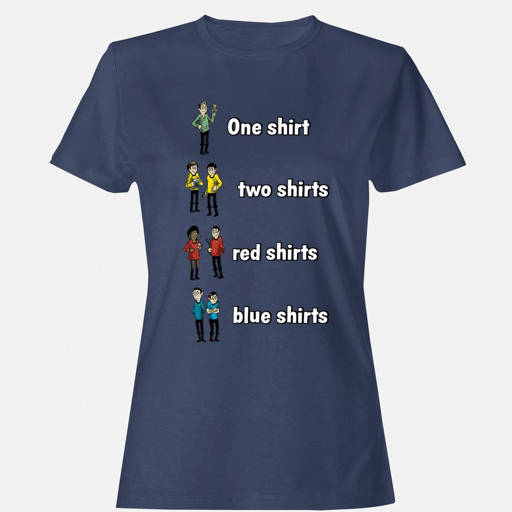 Women's T-Shirt - LC9G9EJ4 - Navy - 10