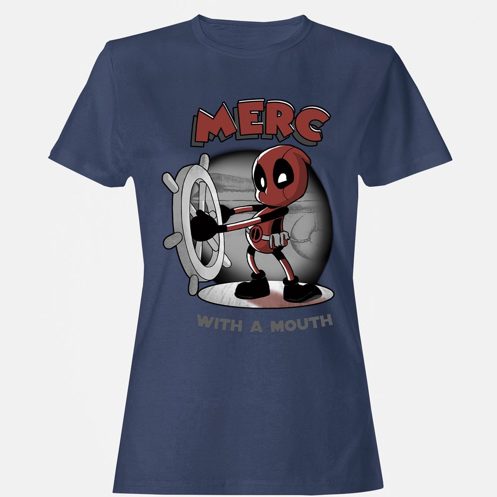 Women's T-Shirt - 91XD9FGA - Navy - 10