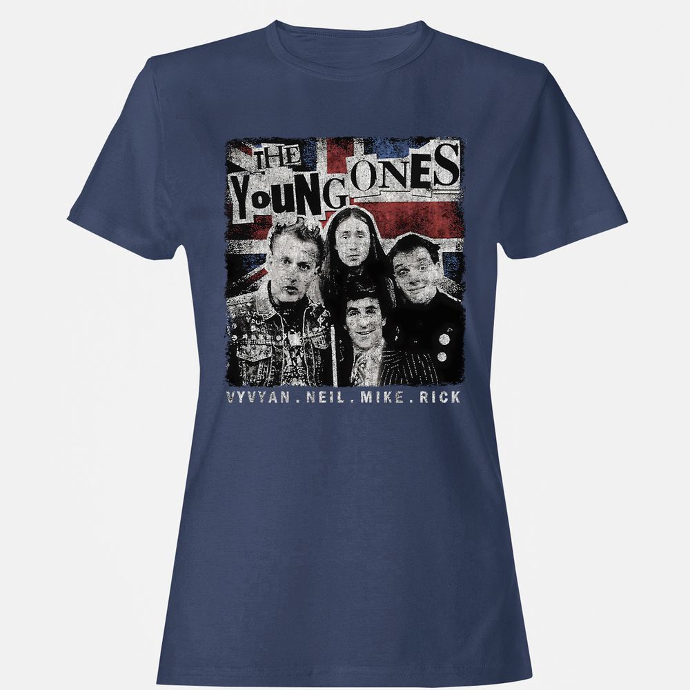 Women's T-Shirt - PN7DXL6Q - Navy - 10