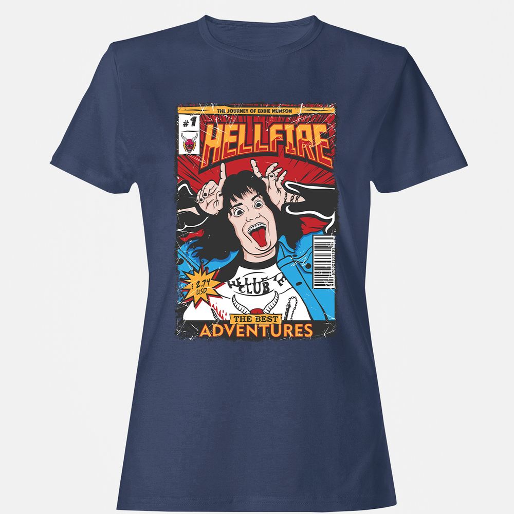 Women's T-Shirt - JSV2PFDP - Navy - 10