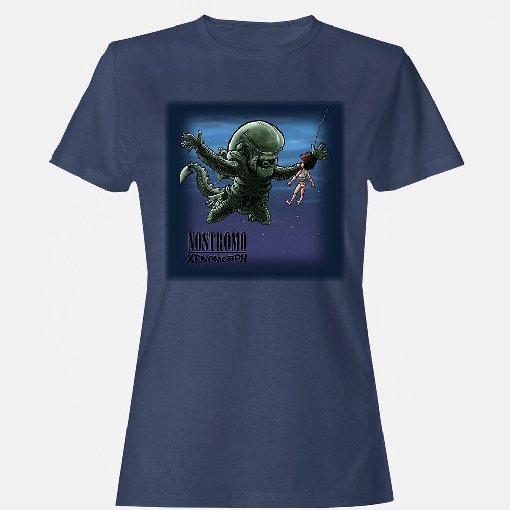 Women's T-Shirt - X5DE47N7 - Navy - 10