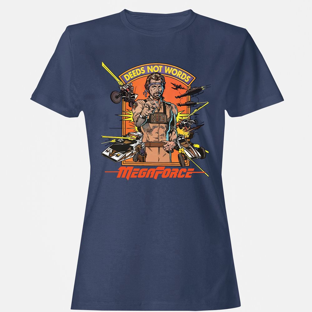 Women's T-Shirt - 7453BVQU - Navy - 10
