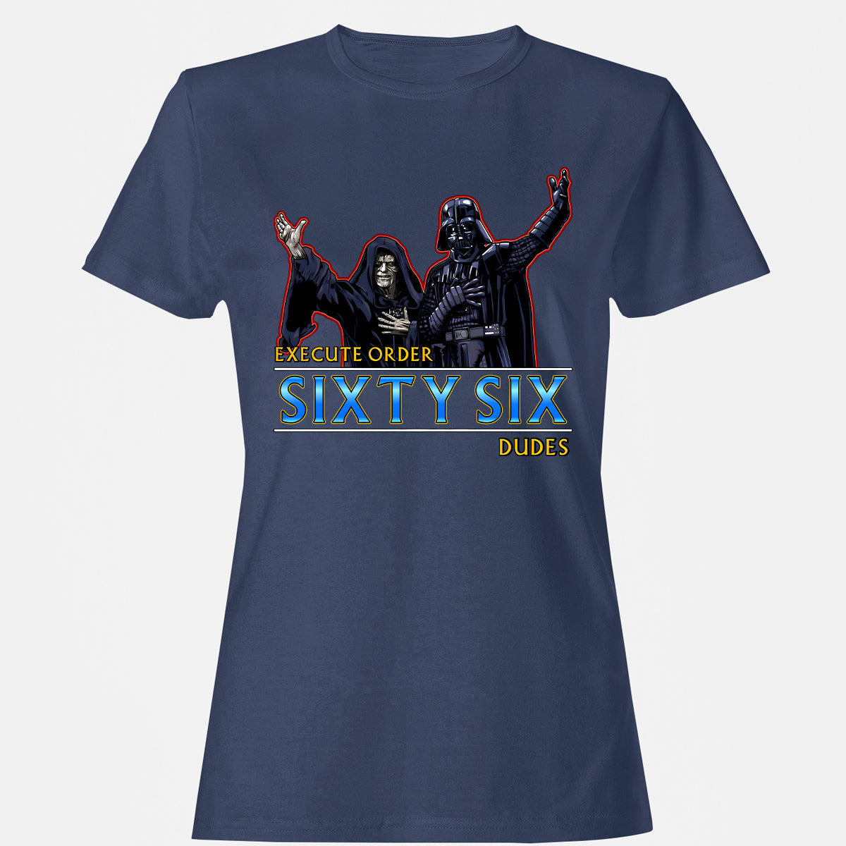 Women's T-Shirt - S6XLK74G - Navy - 10