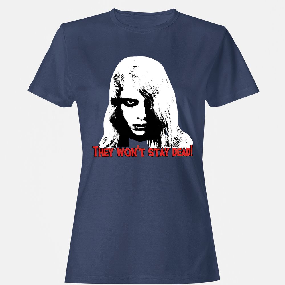 Women's T-Shirt - 13BN8QMS - Navy - 10