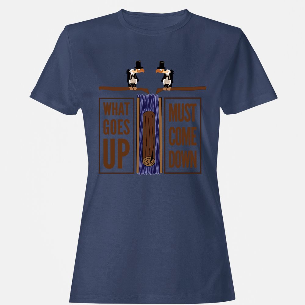 Women's T-Shirt - WM3HK6ZB - Navy - 10
