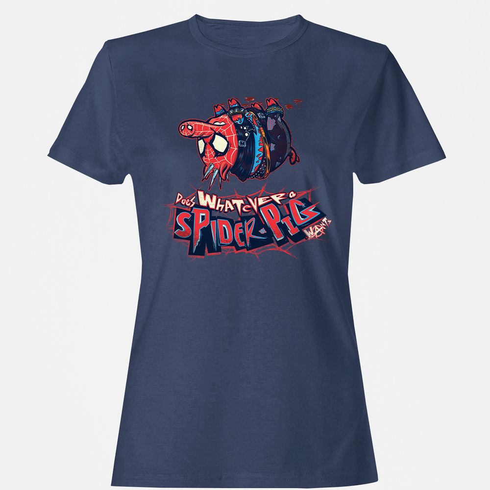 Women's T-Shirt - 66QBTLEE - Navy - 10
