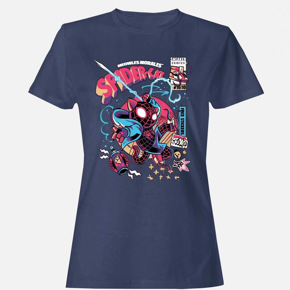 Women's T-Shirt - NHDQLP28 - Navy - 10