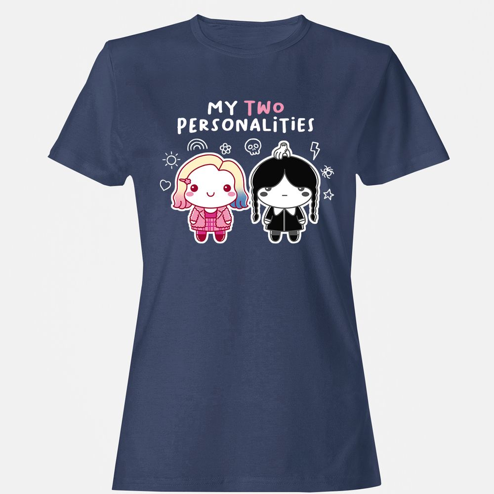 Women's T-Shirt - NVWRX856 - Navy - 10