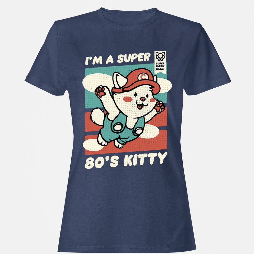 Women's T-Shirt - QGA4RECZ - Navy - 10